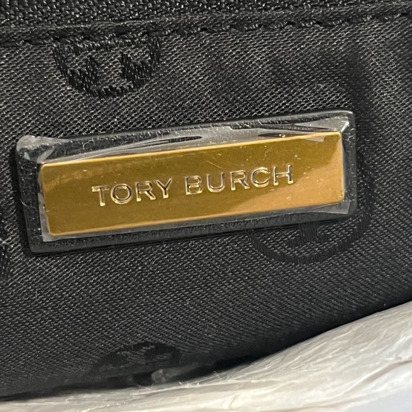 New Authentic TORY BURCH Small Robinson Woven Leather Tote - Picture 5 of 7